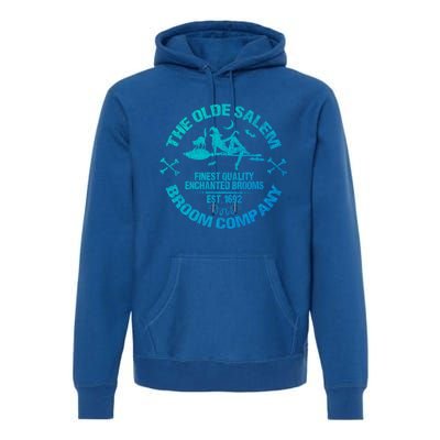 Sexy Basic Witch Olde Salem Broom Company Emblem Herbalist Cute Gift Premium Hoodie