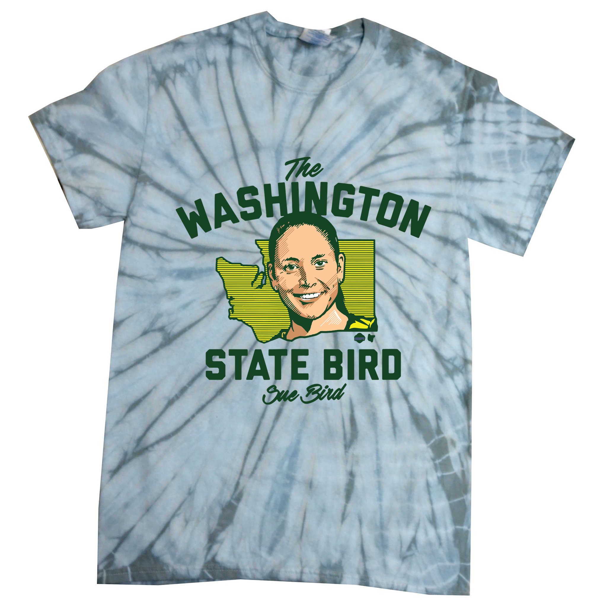 Sue Bird Washington Bird Seattle Basketball Tie-Dye T-Shirt