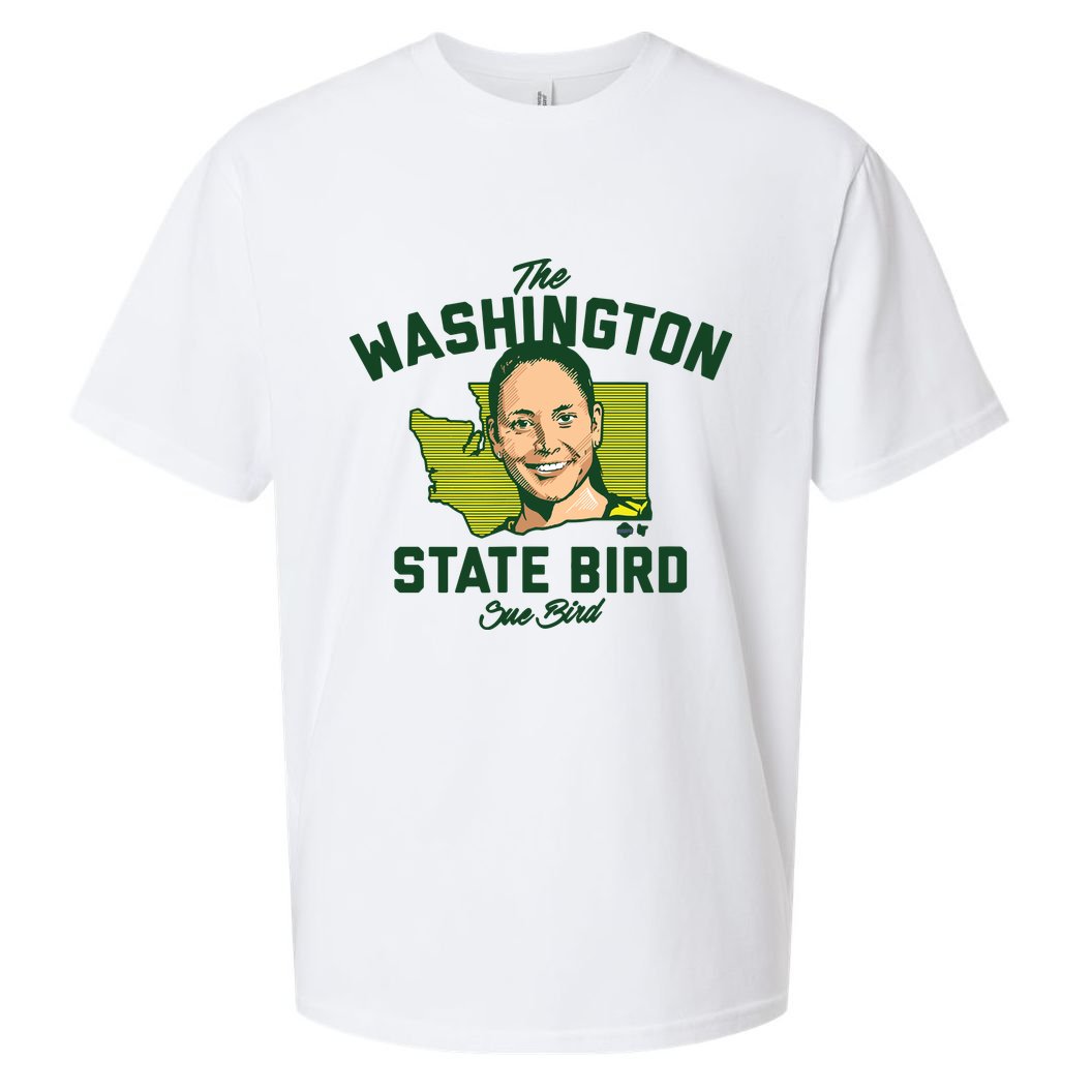 Sue Bird Washington Bird Seattle Basketball Sueded Cloud Jersey T-Shirt
