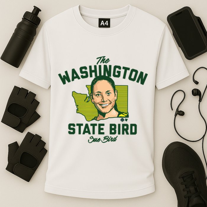 Sue Bird Washington Bird Seattle Basketball Cooling Performance Crew T-Shirt