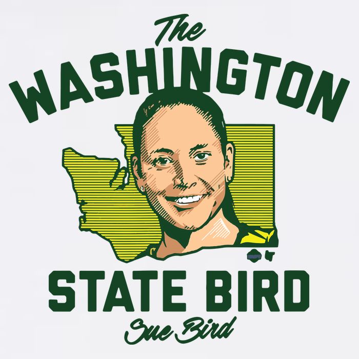 Sue Bird Washington Bird Seattle Basketball Cooling Performance Crew T-Shirt