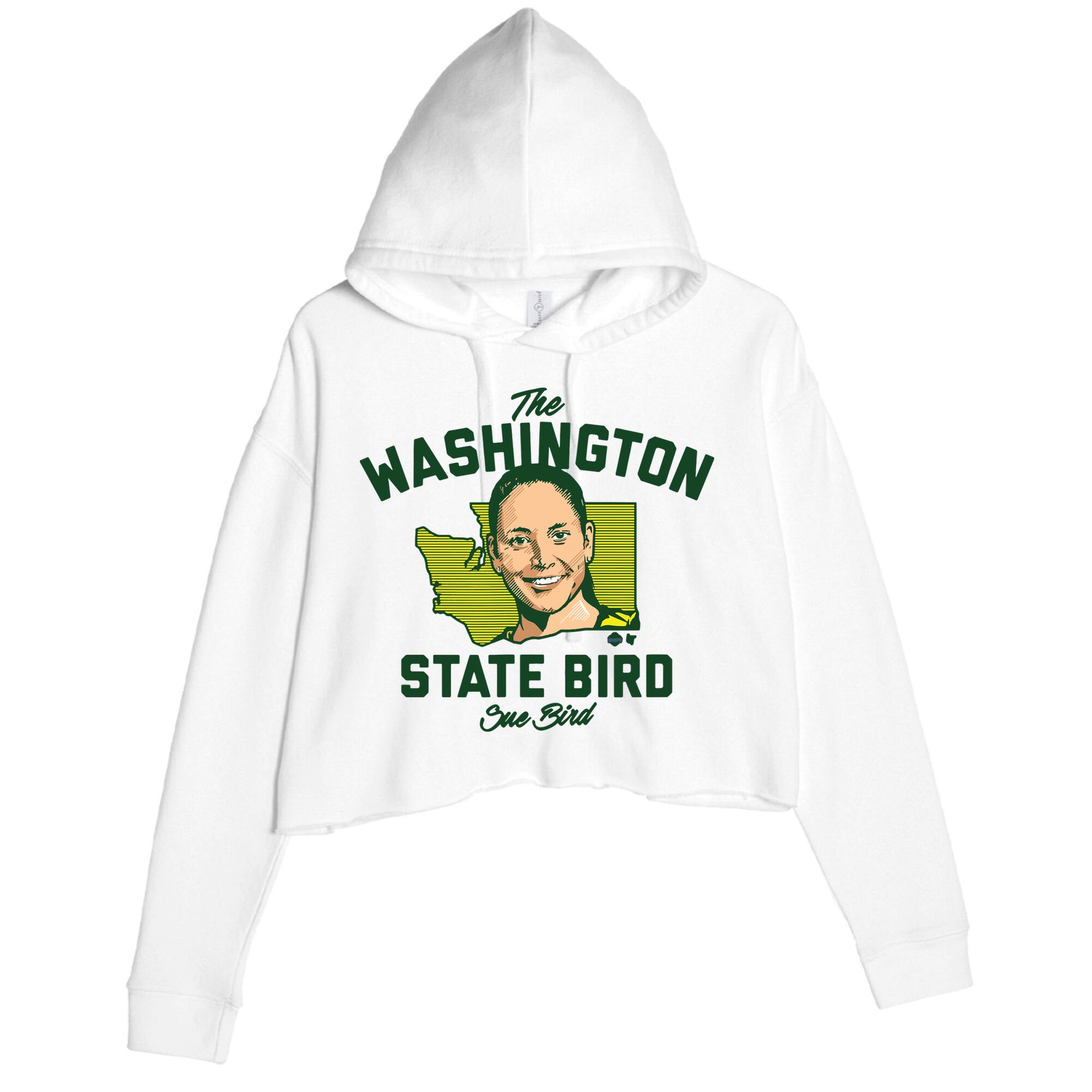 Sue Bird Washington Bird Seattle Basketball Crop Fleece Hoodie