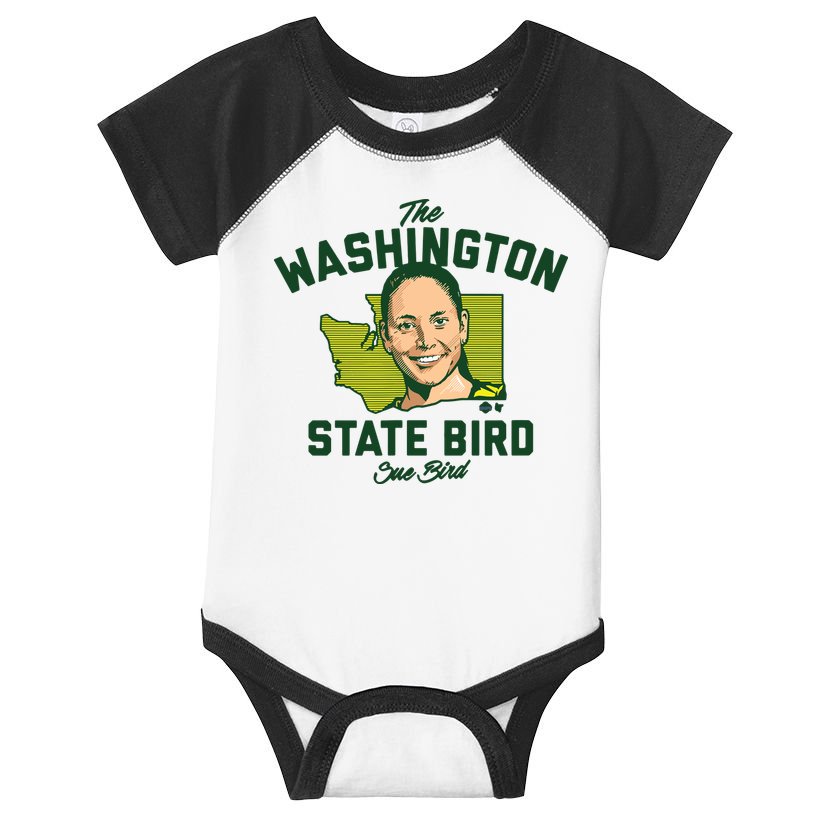 Sue Bird Washington Bird Seattle Basketball Infant Baby Jersey Bodysuit