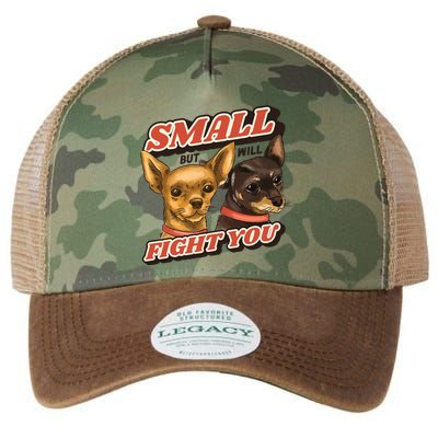 Small But Will Fight You Puppy Legacy Tie Dye Trucker Hat