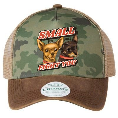 Small But Will Fight You Puppy Legacy Tie Dye Trucker Hat