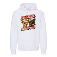 Small But Will Fight You Puppy Premium Hoodie