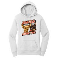 Small But Will Fight You Puppy Women's Pullover Hoodie