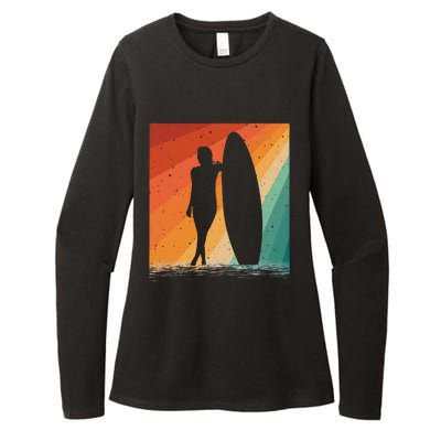 Surf Board Water Womens CVC Long Sleeve Shirt