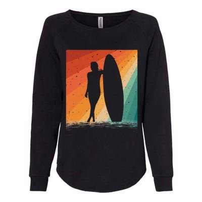 Surf Board Water Womens California Wash Sweatshirt