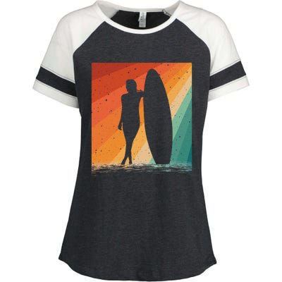 Surf Board Water Enza Ladies Jersey Colorblock Tee