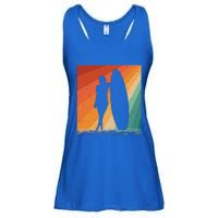 Surf Board Water Ladies Essential Flowy Tank