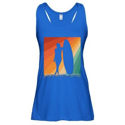 Surf Board Water Ladies Essential Flowy Tank