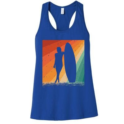 Surf Board Water Women's Racerback Tank