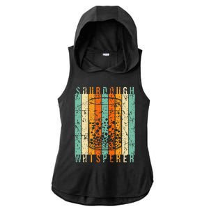 Sourdough Bread Whisperer Baking Baker Sourdough Starter Ladies PosiCharge Tri-Blend Wicking Draft Hoodie Tank