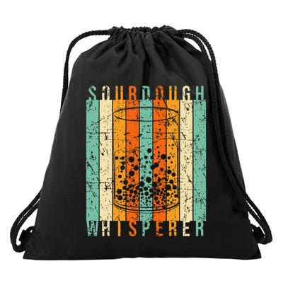 Sourdough Bread Whisperer Baking Baker Sourdough Starter Drawstring Bag