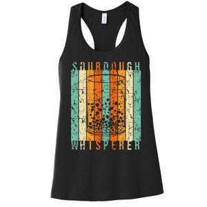 Sourdough Bread Whisperer Baking Baker Sourdough Starter Women's Racerback Tank