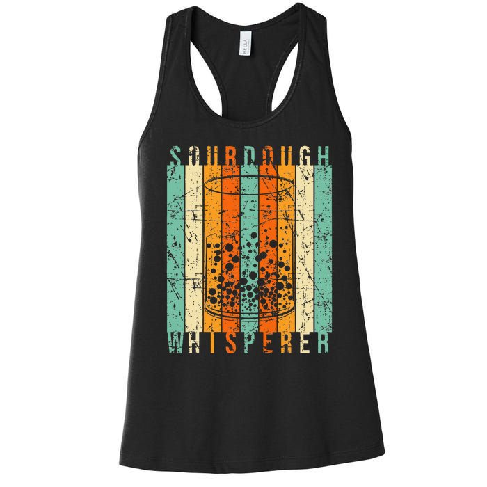 Sourdough Bread Whisperer Baking Baker Sourdough Starter Women's Racerback Tank