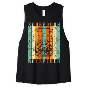 Sourdough Bread Whisperer Baking Baker Sourdough Starter Women's Racerback Cropped Tank