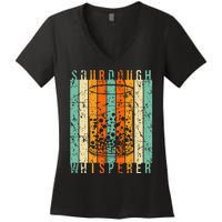 Sourdough Bread Whisperer Baking Baker Sourdough Starter Women's V-Neck T-Shirt