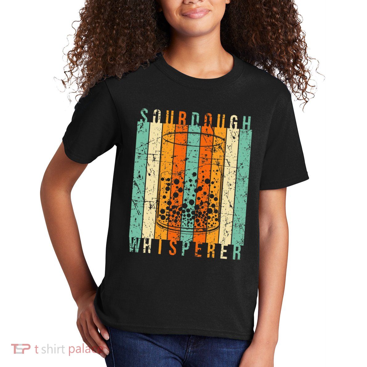 Sourdough Bread Whisperer Baking Baker Sourdough Starter Kids T-Shirt