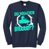 Snowmobile Braaap Winter Snow Machine - Snowmobiling Sweatshirt