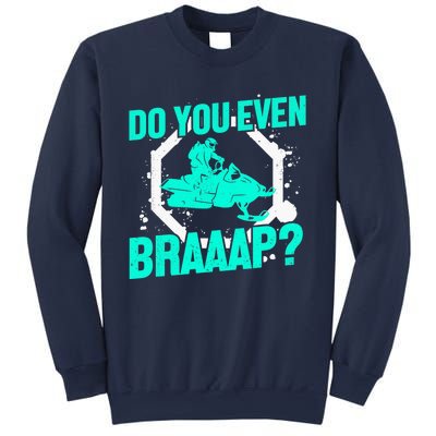 Snowmobile Braaap Winter Snow Machine - Snowmobiling Sweatshirt