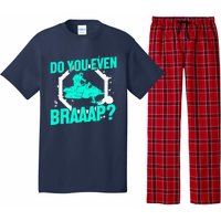 Snowmobile Braaap Winter Snow Machine - Snowmobiling Pajama Set