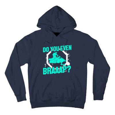 Snowmobile Braaap Winter Snow Machine - Snowmobiling Tall Hoodie