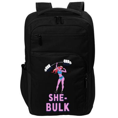 She Bulk Weightlifting Bodybuilding Gym Fitness Impact Tech Backpack
