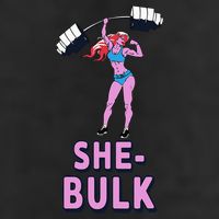 She Bulk Weightlifting Bodybuilding Gym Fitness 11oz C Handle Ceramic Mug