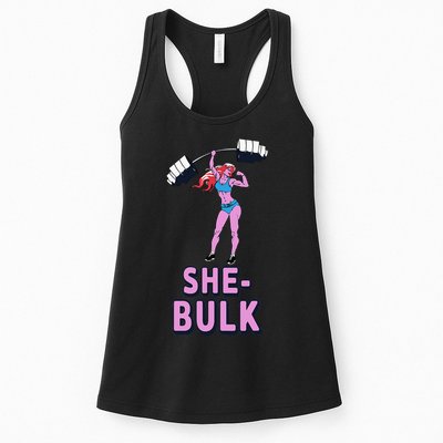 She Bulk Weightlifting Bodybuilding Gym Fitness Womens Tank Top