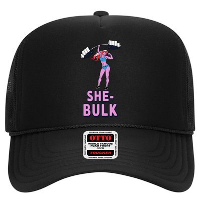 She Bulk Weightlifting Bodybuilding Gym Fitness Trucker Hat