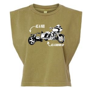 SS Big Wheel Tricycle Road Glide Motorcycle Design Garment-Dyed Women's Muscle Tee