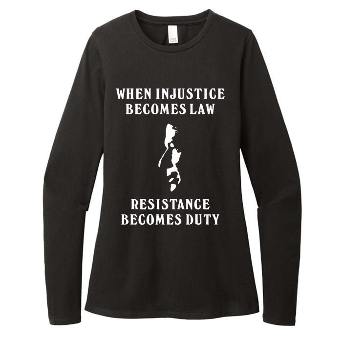 Shehr Bano When Injustice Becomes Law Resistance Becomes Duty Womens CVC Long Sleeve Shirt