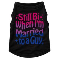 Still Bi When Married To A Guy Bisexual Guy Pride Parade Doggie Tank