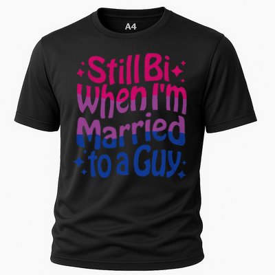 Still Bi When Married To A Guy Bisexual Guy Pride Parade Performance Shirt