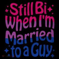 Still Bi When Married To A Guy Bisexual Guy Pride Parade Cooling Performance Long Sleeve Crew