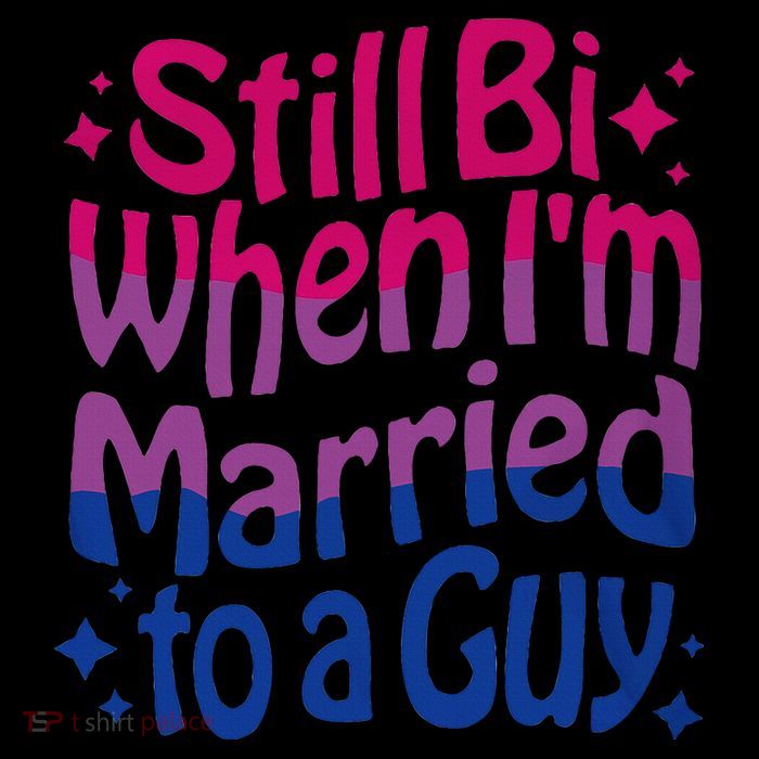 Still Bi When Married To A Guy Bisexual Guy Pride Parade Youth Performance Sprint T-Shirt