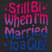 Still Bi When Married To A Guy Bisexual Guy Pride Parade 25L Jumbo Tote