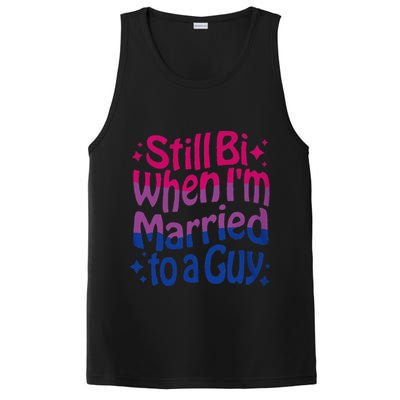 Still Bi When Married To A Guy Bisexual Guy Pride Parade PosiCharge Competitor Tank