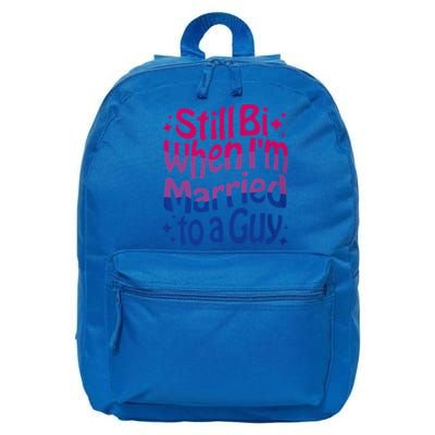 Still Bi When Married To A Guy Bisexual Guy Pride Parade 16 in Basic Backpack