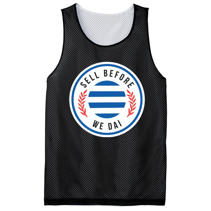 Sell Before We Dai Mesh Reversible Basketball Jersey Tank