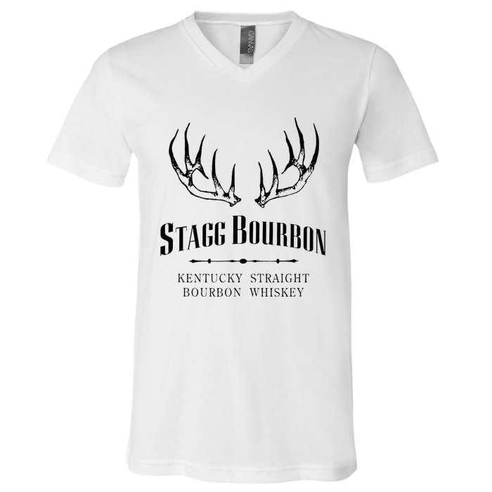 Stagg Bourbon Whiskey Kentucky Distillery V-Neck T-Shirt