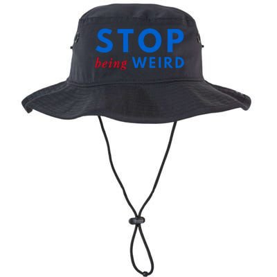 Stop Being Weird Pro Democrat Anti Trump Legacy Cool Fit Booney Bucket Hat