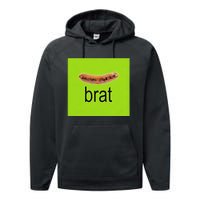 Snazzyseagull Brat Wurst Performance Fleece Hoodie