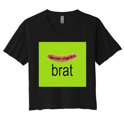 Snazzyseagull Brat Wurst Women's Crop Top Tee