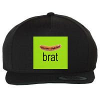 Snazzyseagull Brat Wurst Wool Snapback Cap