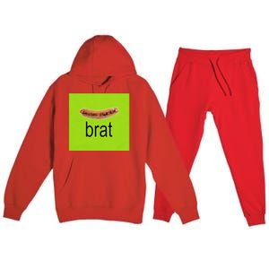 Snazzyseagull Brat Wurst Premium Hooded Sweatsuit Set