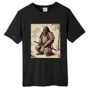 Samurai Bigfoot Warrior Japanese Armor Mythical Sasquatch Tall Fusion ChromaSoft Performance T-Shirt