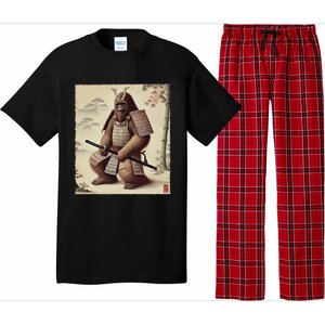 Samurai Bigfoot Warrior Japanese Armor Mythical Sasquatch Pajama Set